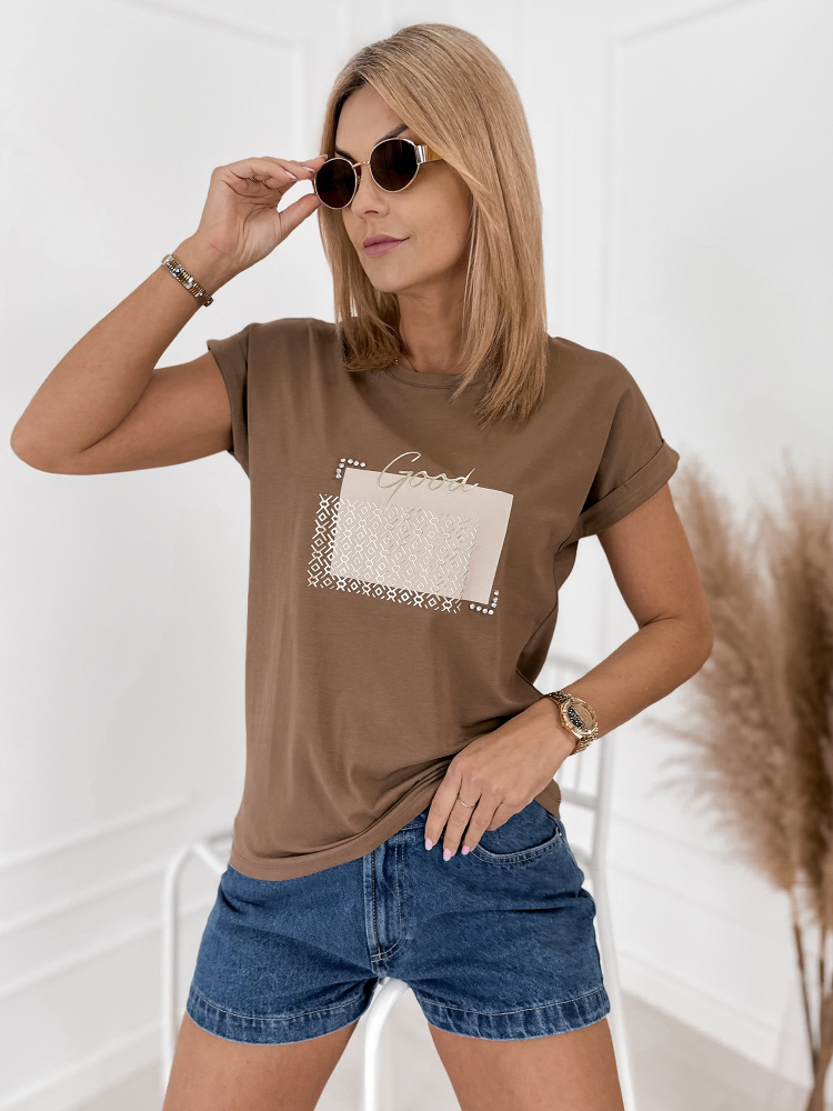 BLUSE VANYEL BRAUNE