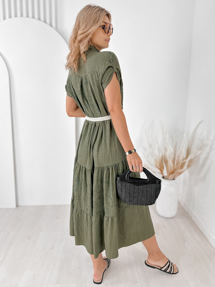 KLEID FOXEN KHAKI