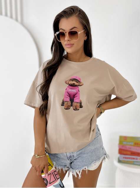 BLUZA LETIE BEJ INCHIS