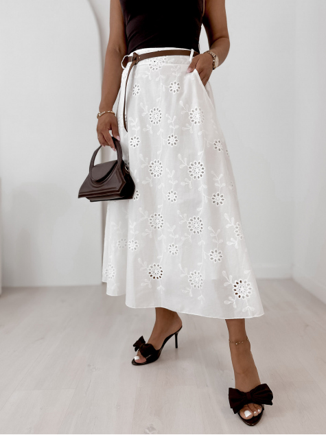 SKIRT SHIVERS WHITE