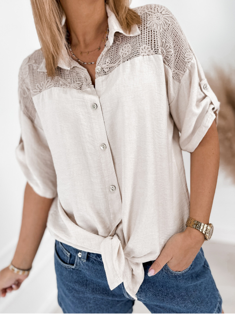 CHEMISE BRIGAN BEIGE