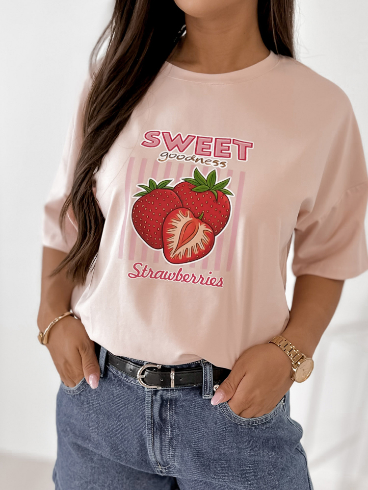 BLOUSE DRIZZE ROSE POUDRE