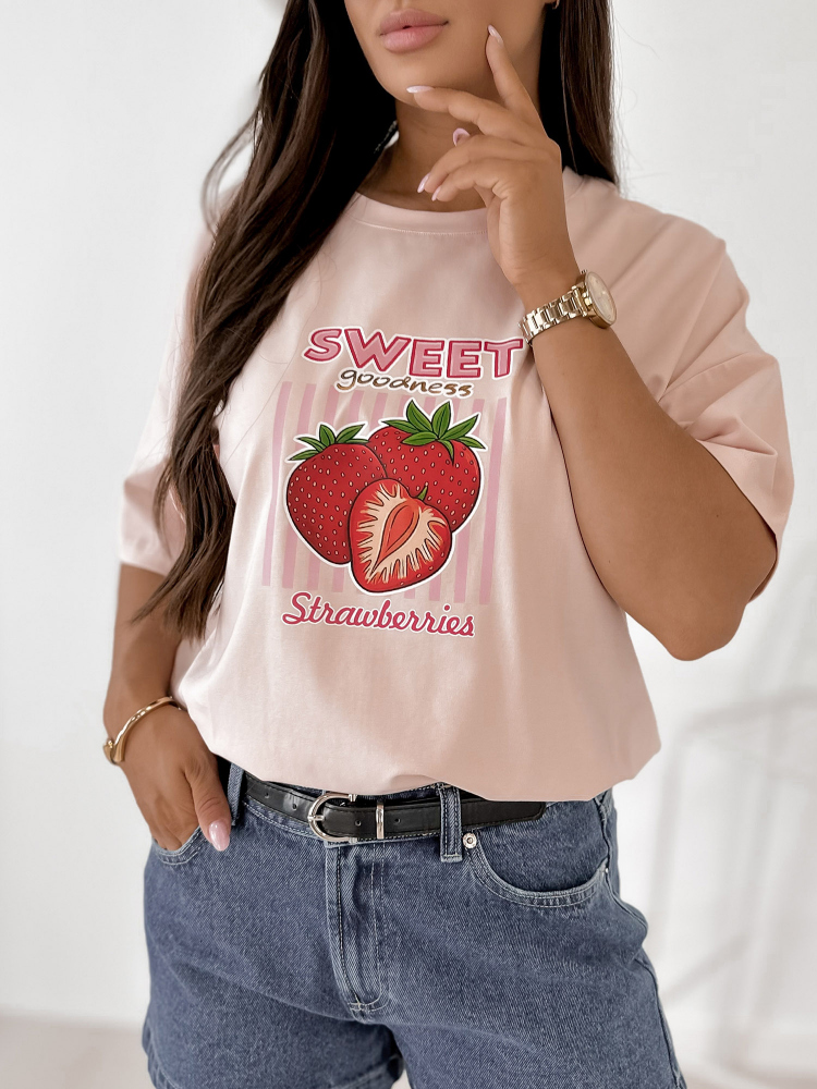 BLOUSE DRIZZE ROSE POUDRE