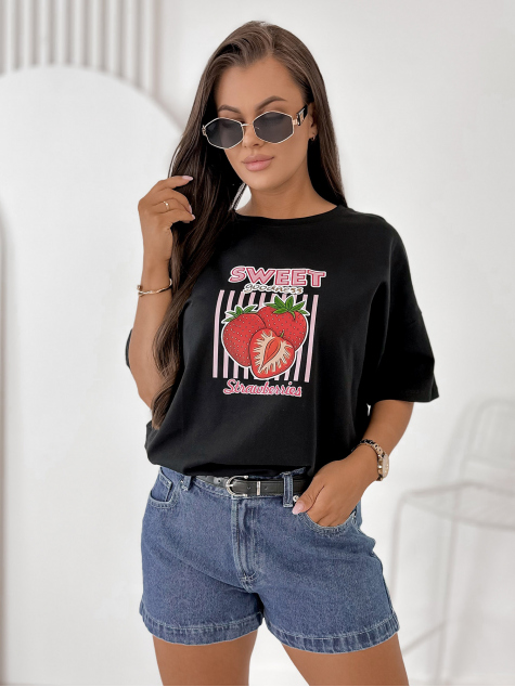 BLUSE DRIZZE SCHWARZ