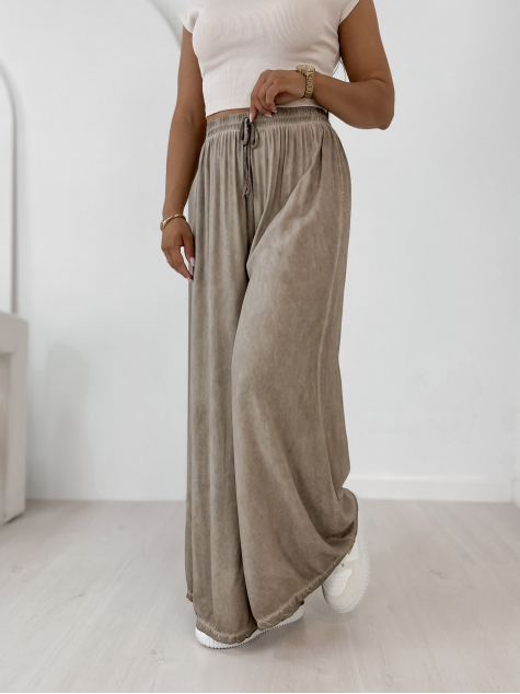 PANTS ARINELE DARK BEIGE