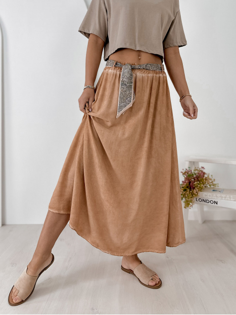 SKIRT MAVEN TERRACOTTA