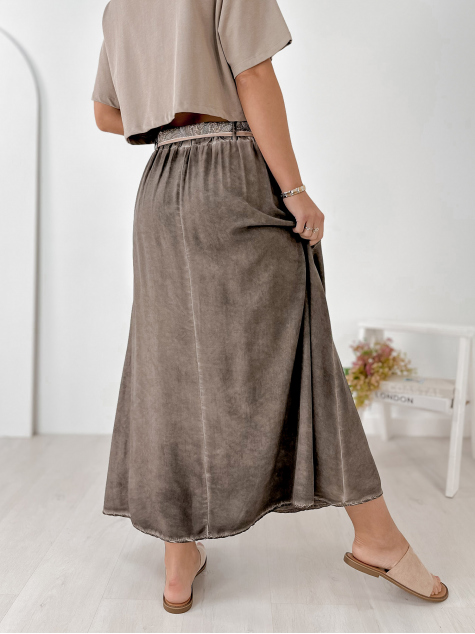 SKIRT MAVEN BROWN