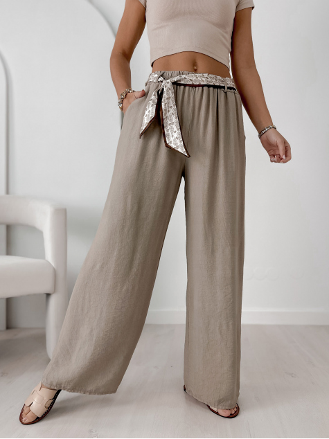 PANTALON HUMBERT BEIGE FONCÉ