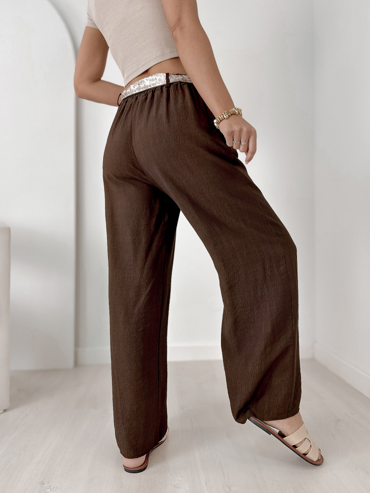 PANTALON HUMBERT BRUN