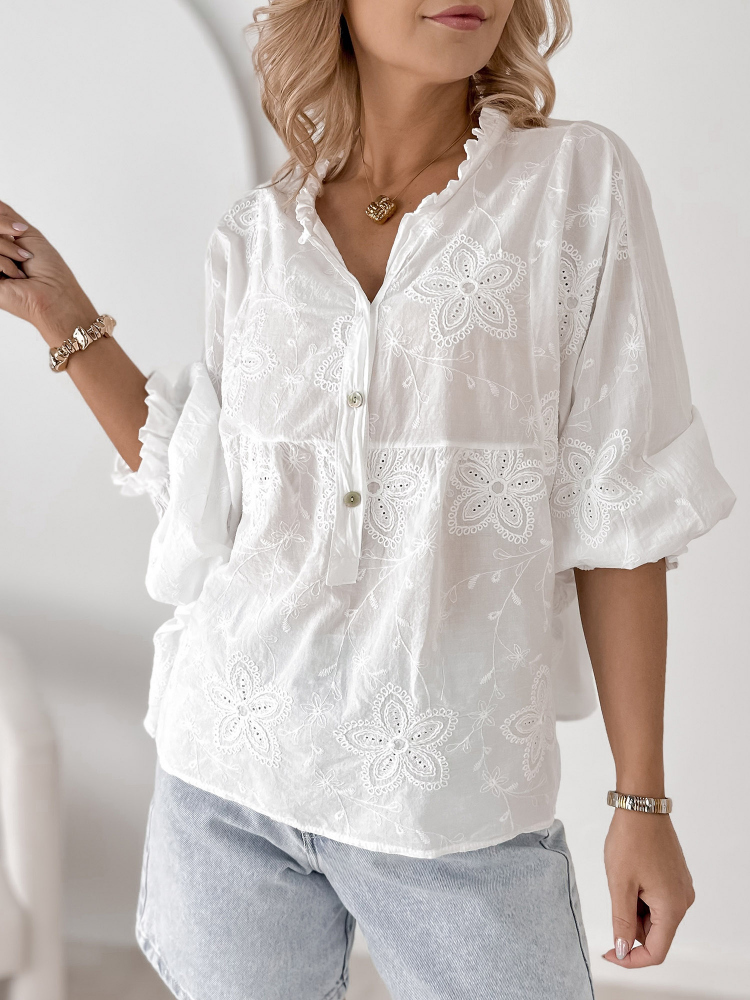 BLUSE WERTER WEISS