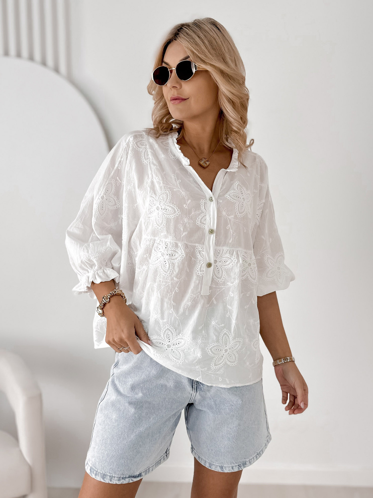 BLUSE WERTER WEISS