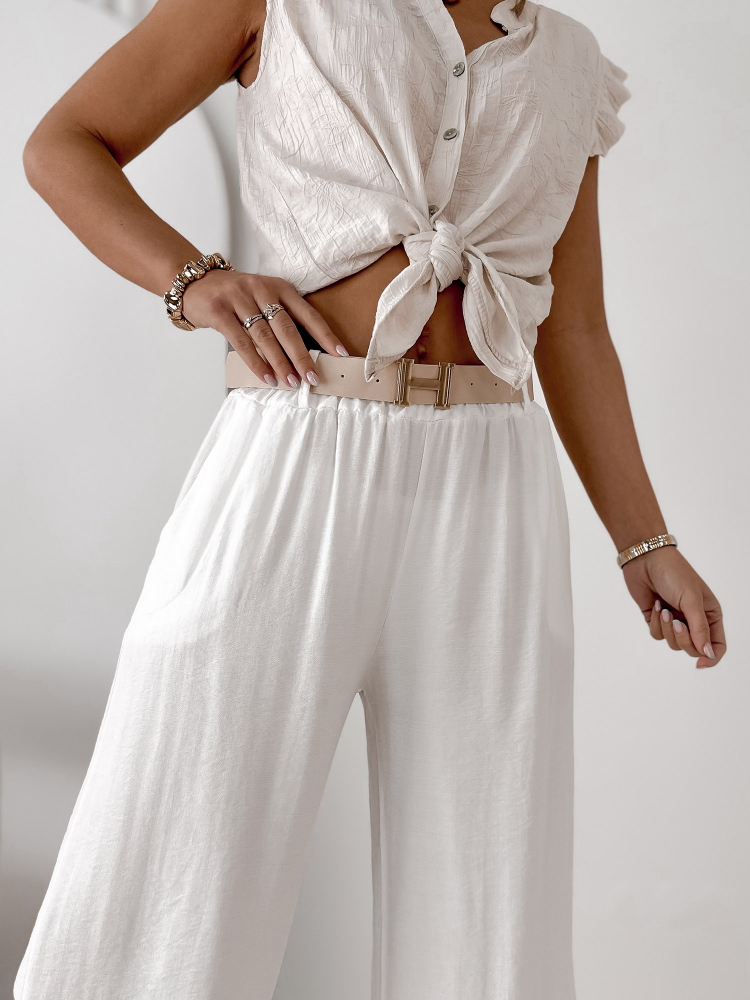 PANTS BASIL WHITE