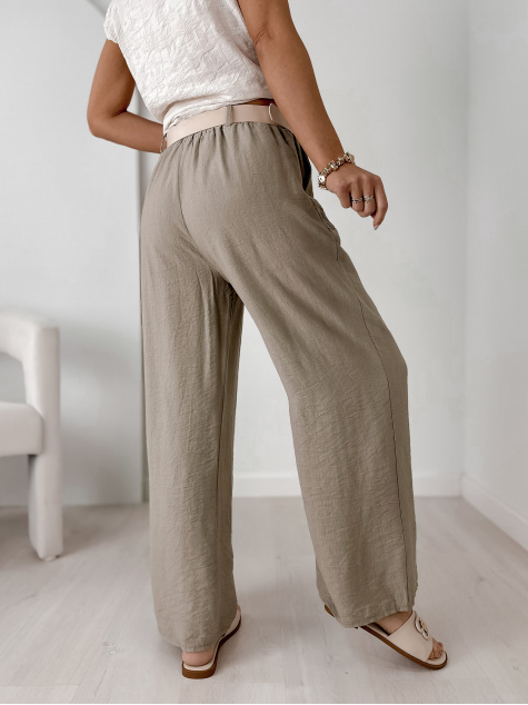 PANTALON BASIL BEIGE FONCÉ