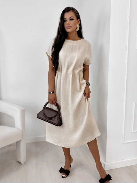 KLEID CANDIDE BEIGE