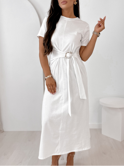 ROBE ATTICA BLANC
