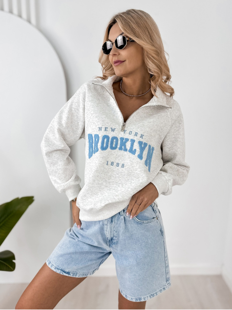 SWEATSHIRT HALSEY GREY