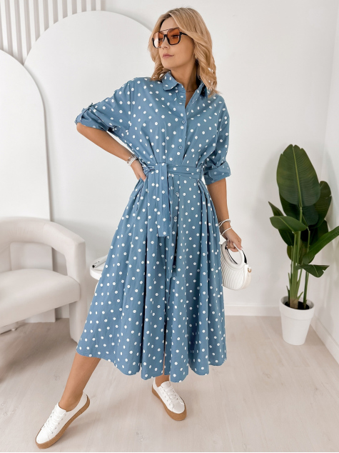 KLEID ANTHONIA HELLBLAU