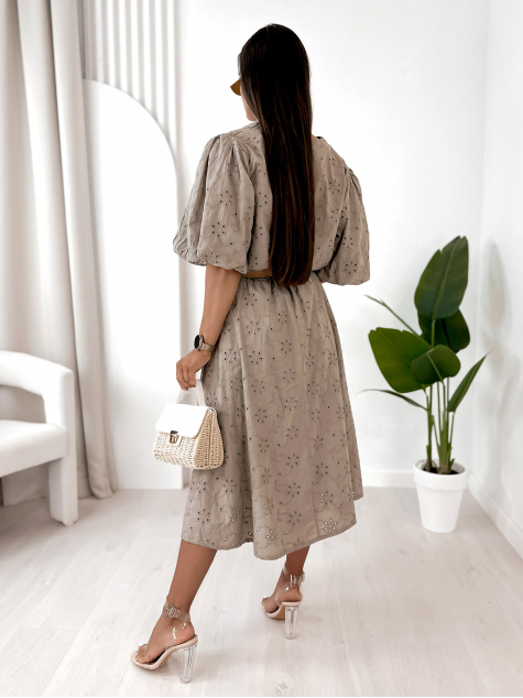 SET BETSY DARK BEIGE