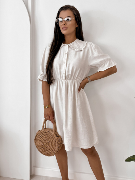 KLEID IRVING BEIGE