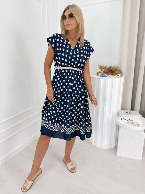 KLEID STECHPALME MARINEBLAU