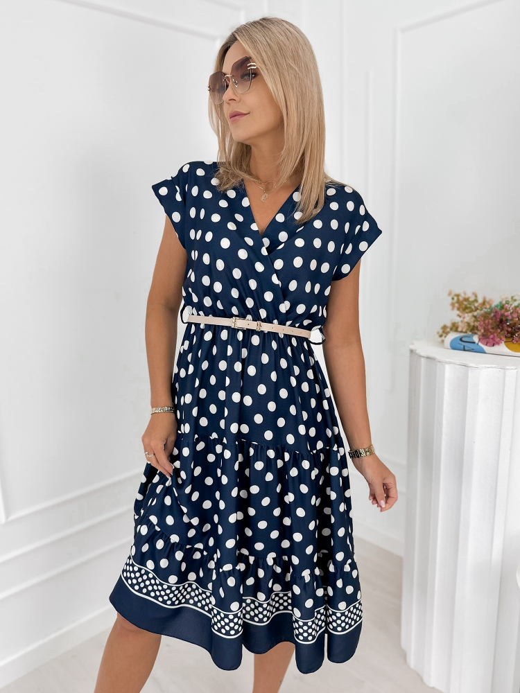 ROBE HOUX BLEU MARINE