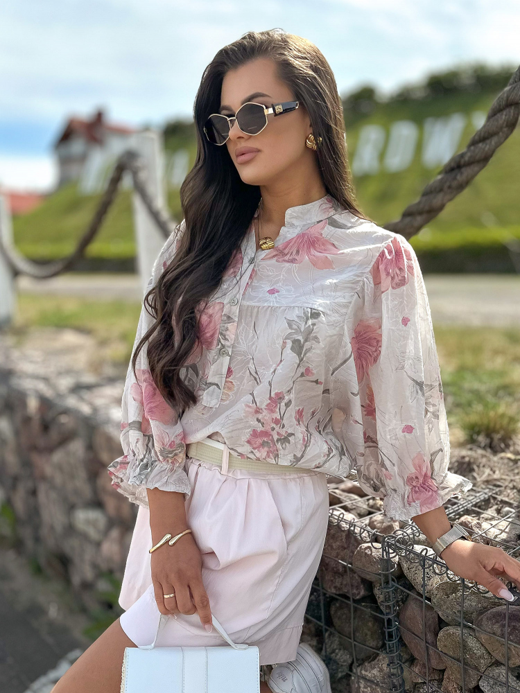 BLÚZKA TWIST BÉŽOVÁ