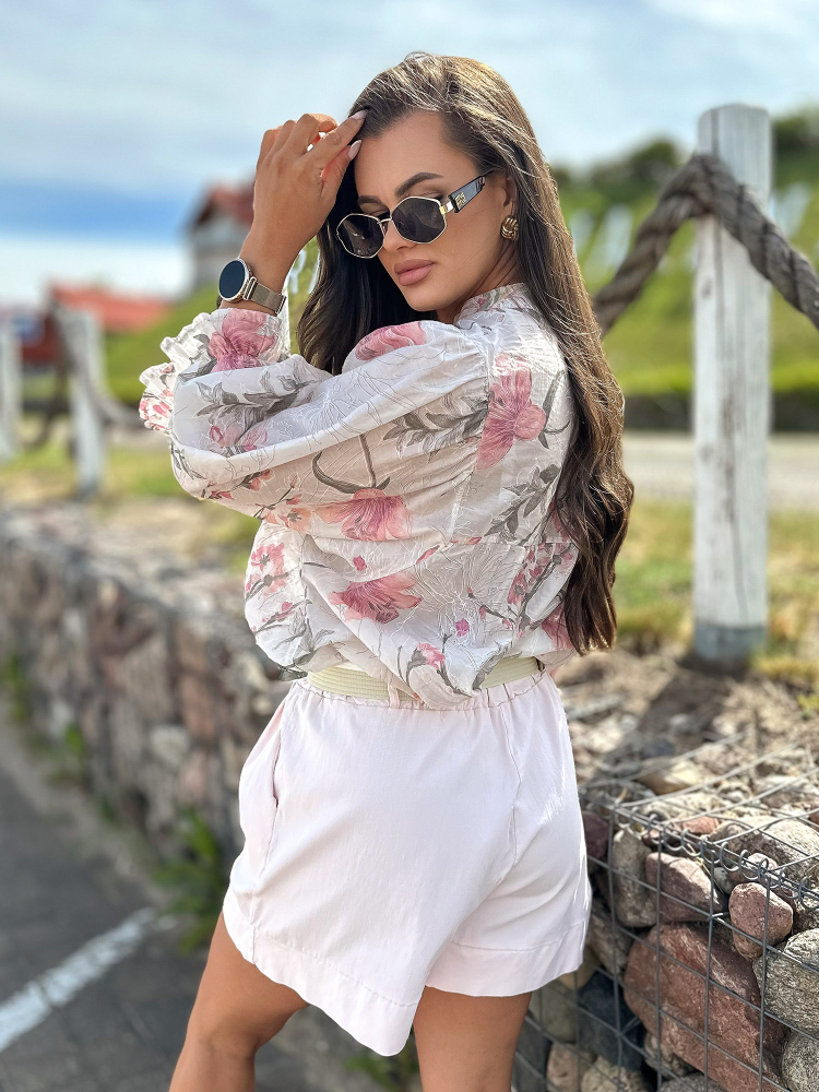 BLUZA RASTURNARE BEJ
