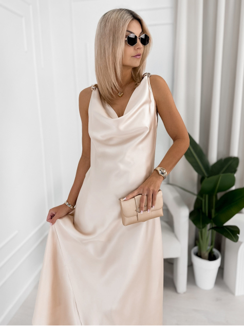 ROBE GRANCE BEIGE