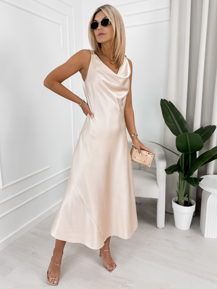 KLEID GRANCE BEIGE