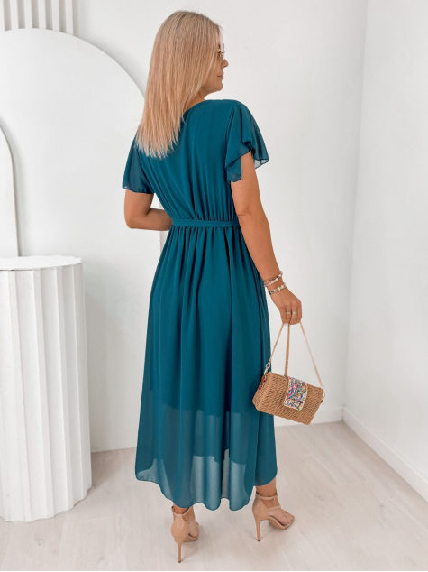 DRESS ANNESE TEAL