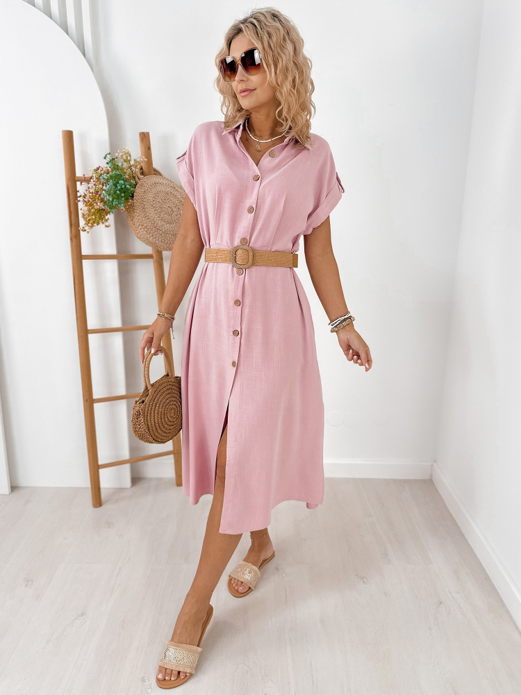 ROBE LOOMIS ROSE POUDRE