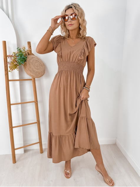 ROBE HARIGAN CARAMEL