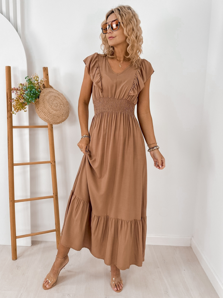 SUKNELĖ HARIGAN KARAMELĖS SPALVOS