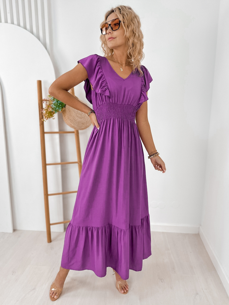 DRESS HARIGAN FUCHSIA