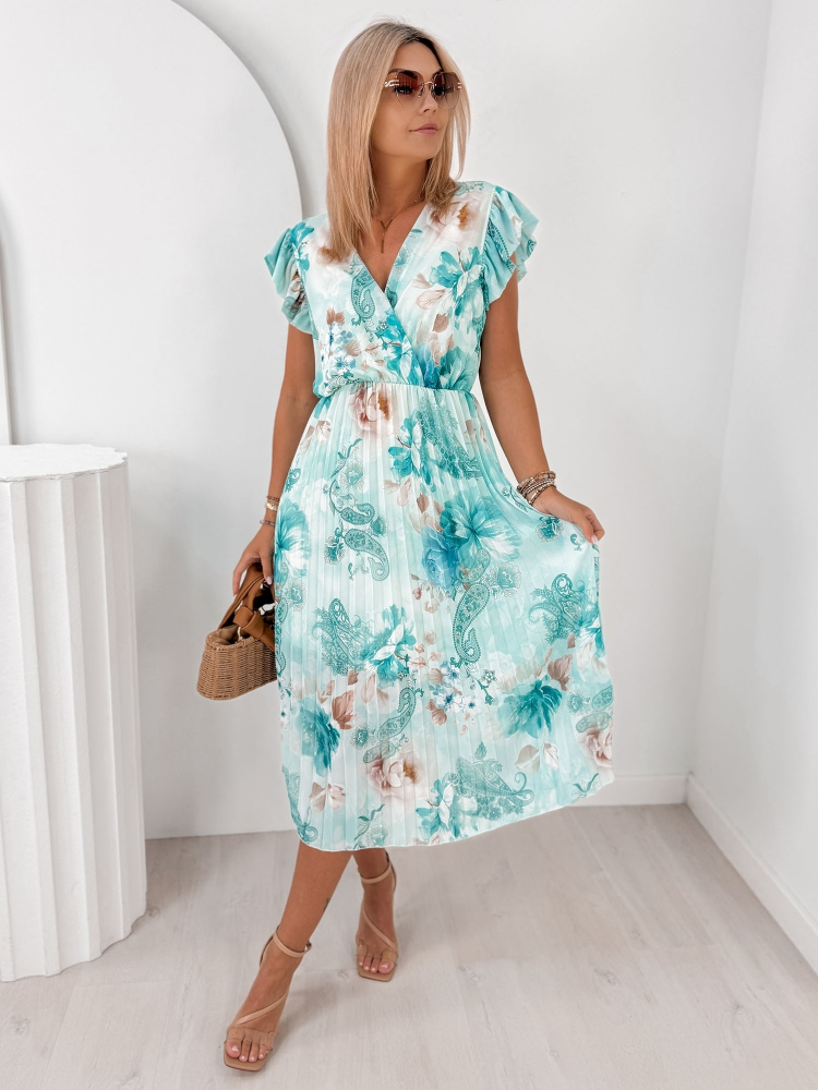 ROBE REMINE TURQUOISE