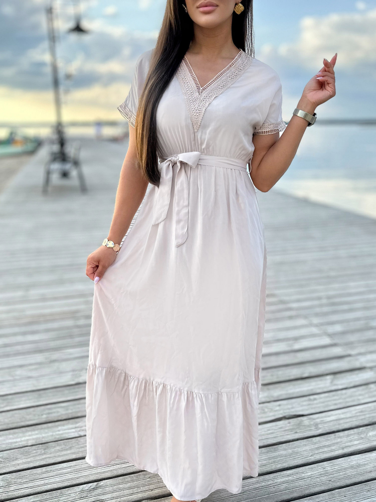 KLEID BALEY BEIGE
