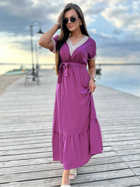 ROBE BALEY FUCHSIA
