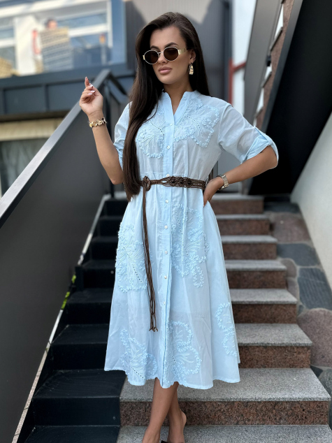 KLEID WESTLEY BLAU