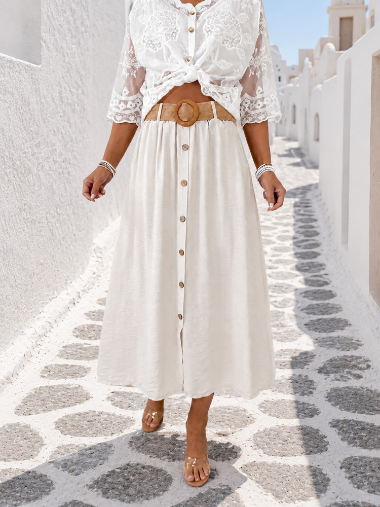 SKIRT EUDORA BEIGE
