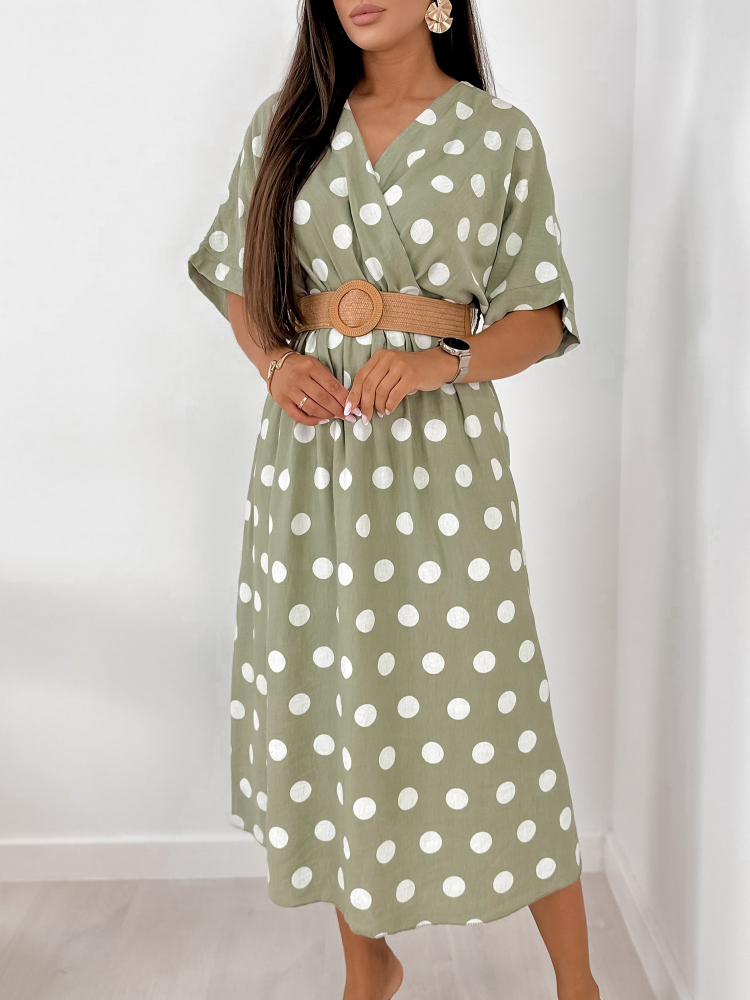 DRESS PISTACHIO JOLIET