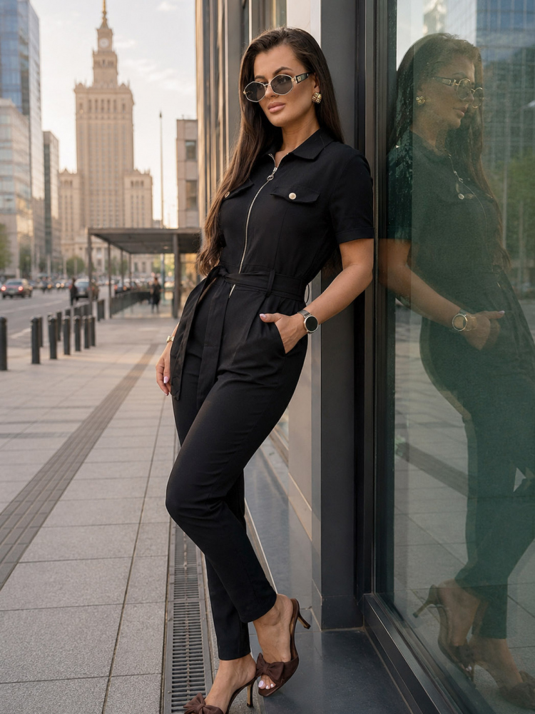 JUMPSUIT CALIGARI BLACK