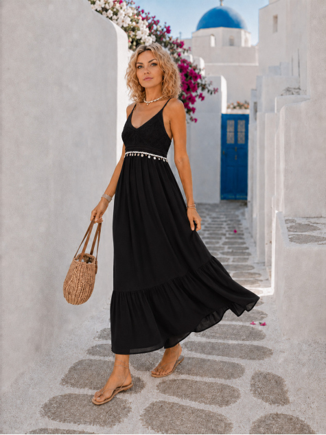 KLEID VALENTIA SCHWARZ