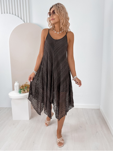 DRESS SCOTIE BROWN