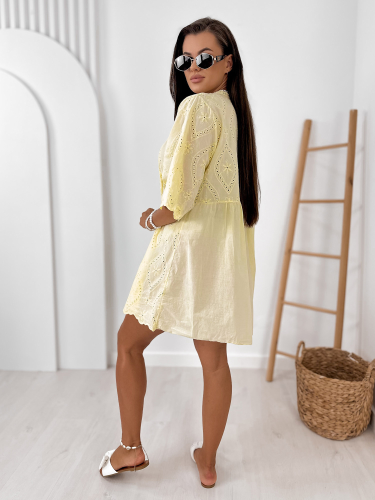 ROBE AMORES JAUNE