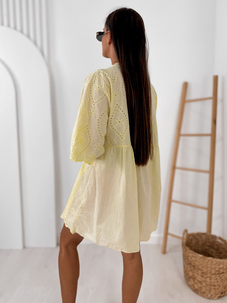 ROBE AMORES JAUNE