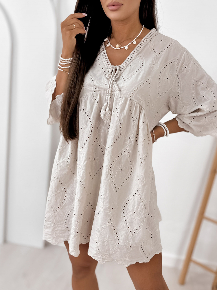 ROBE AMORES BEIGE