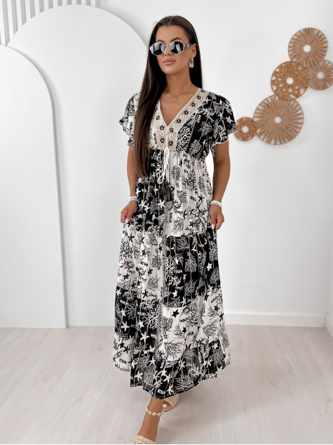 ROBE SALTINE NOIR