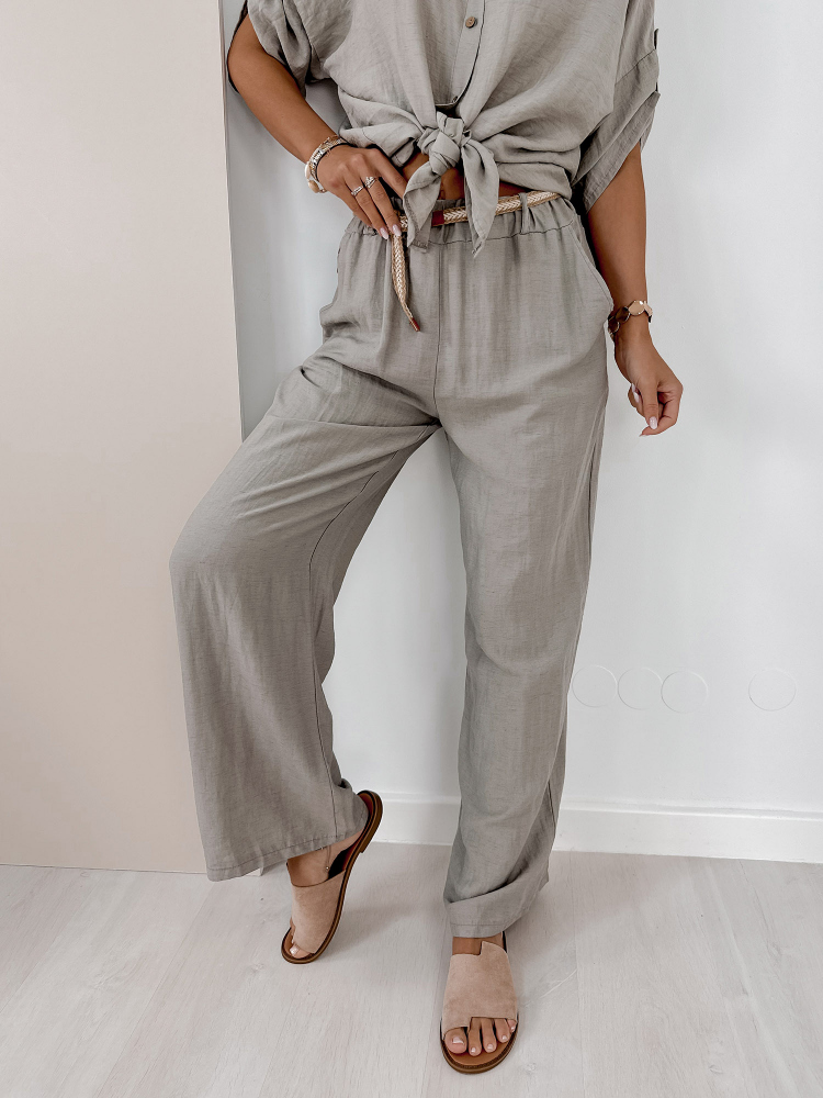 ENSEMBLE FABIENNE BEIGE FONCÉ