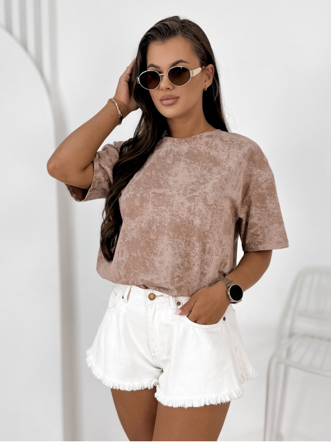 BLOUSE CAMBRE DARK BEIGE