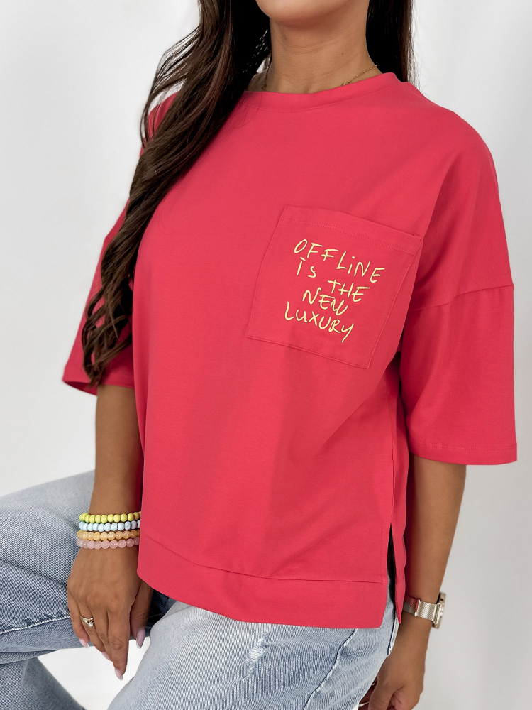 BLOUSE ELSTE RASPBERRY